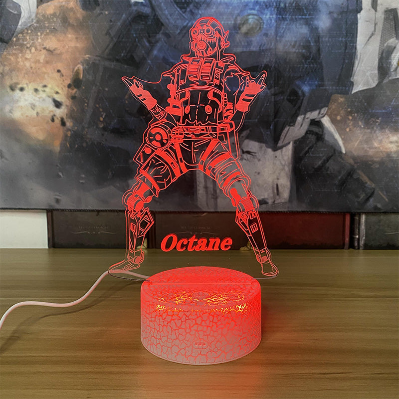 Customized Octane 7 Color Luminous Night Lamp - Tophatter Daily Deals