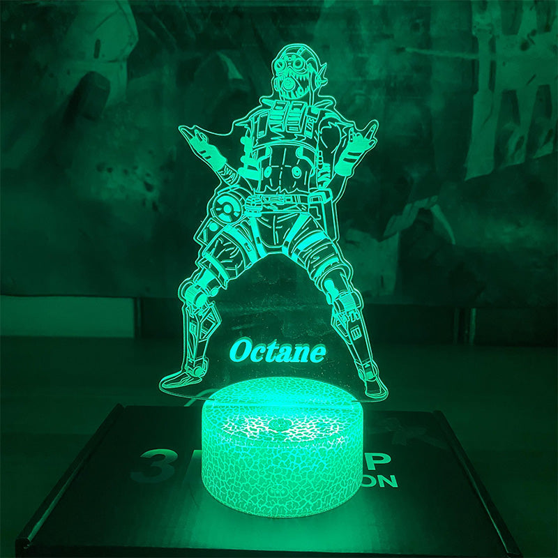 Customized Octane 7 Color Luminous Night Lamp - Tophatter Daily Deals