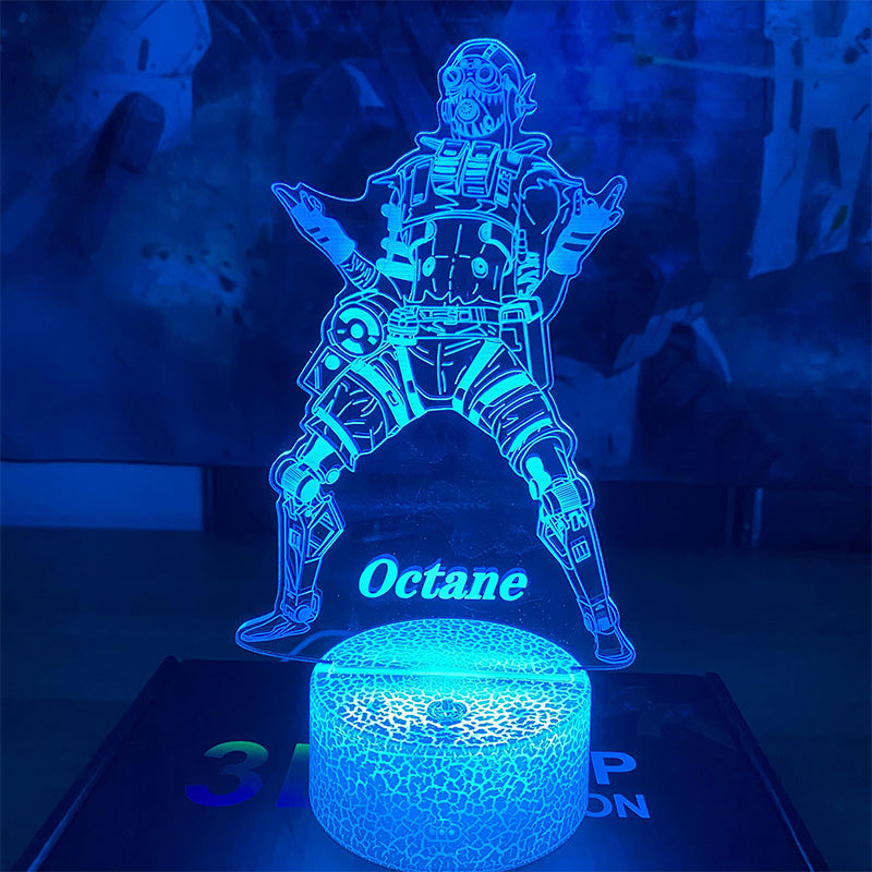 Customized Octane 7 Color Luminous Night Lamp - Tophatter Daily Deals