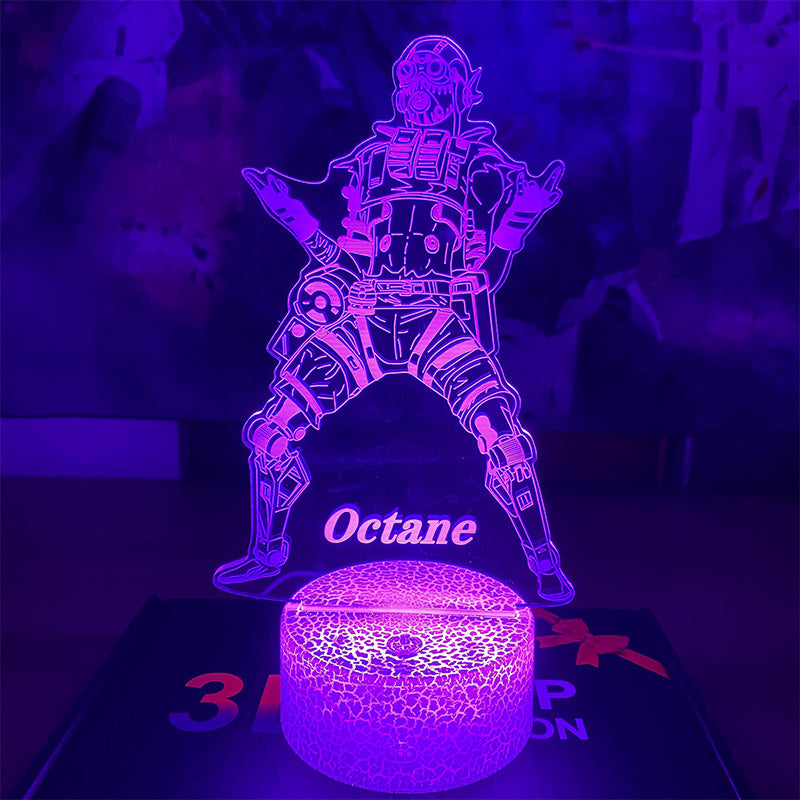 Customized Octane 7 Color Luminous Night Lamp - Tophatter Daily Deals