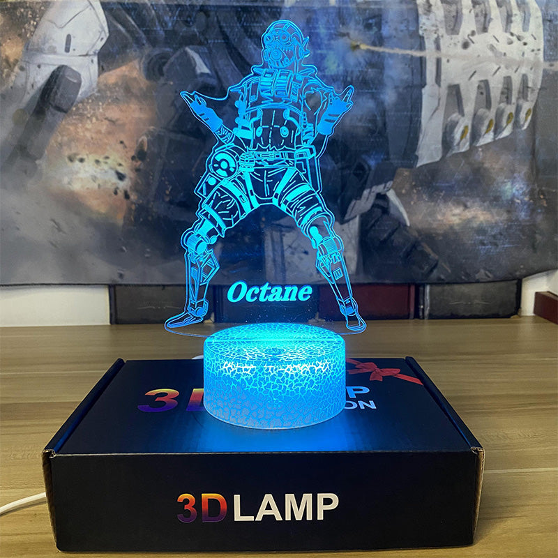 Customized Octane 7 Color Luminous Night Lamp - Tophatter Daily Deals