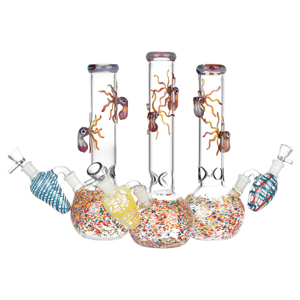 Octopus Frit Bubble Base Bong & Ash Catcher Bongs - Tophatter Daily Deals