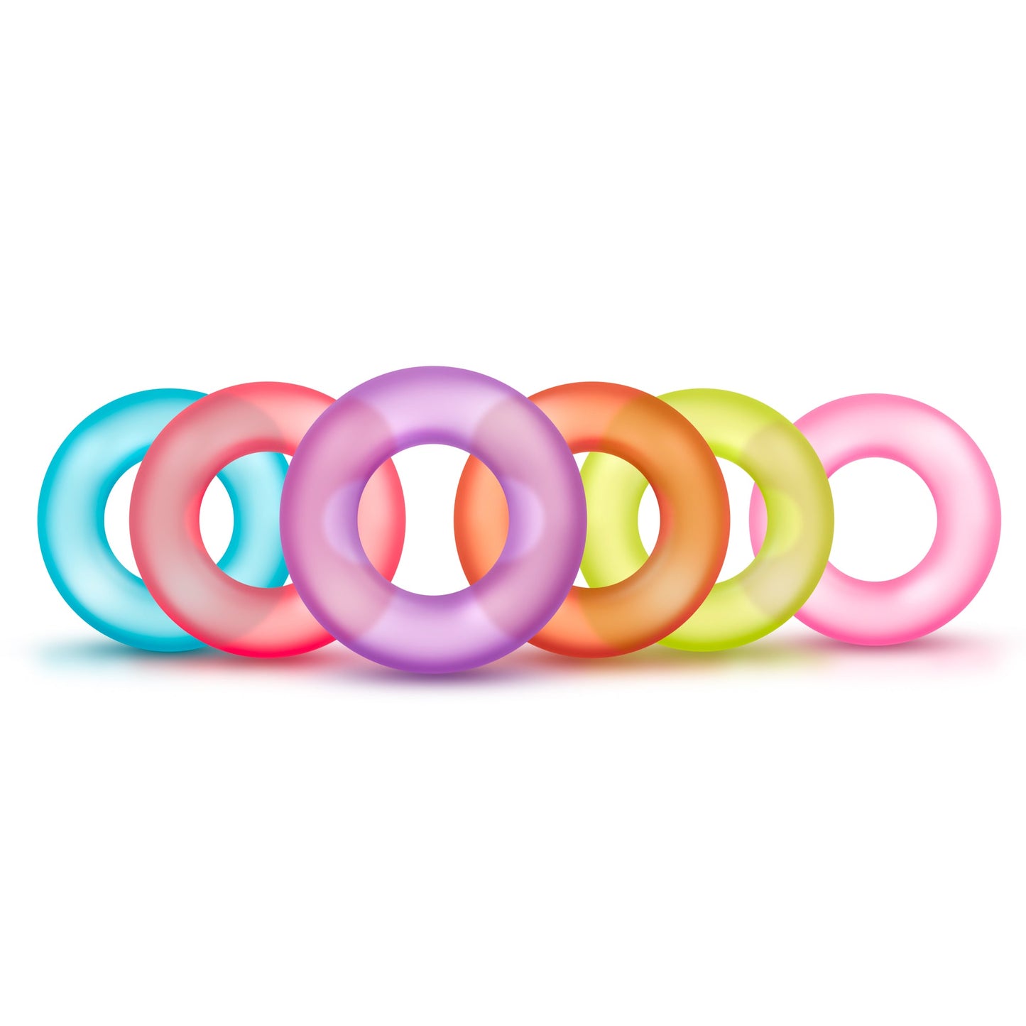 King of the Ring Coloured Cock Rings Set of 6 > Cock Ring > Sets - Tophatter Daily Deals