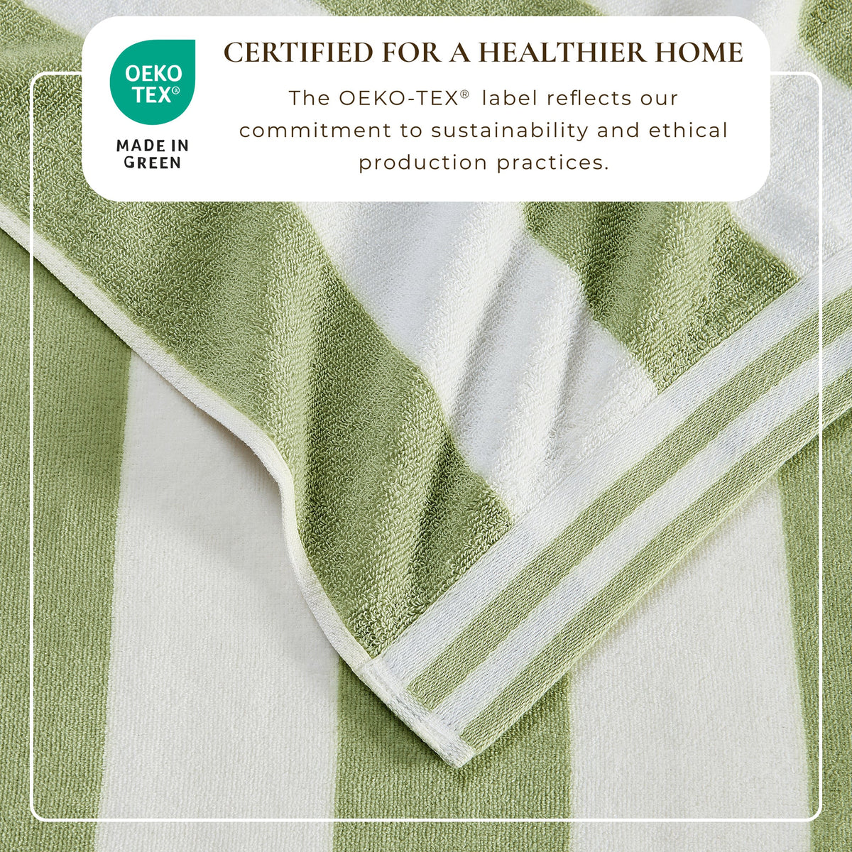 Striped Cabana Beach Towel - Edgartown Collection Bath - Tophatter Daily Deals
