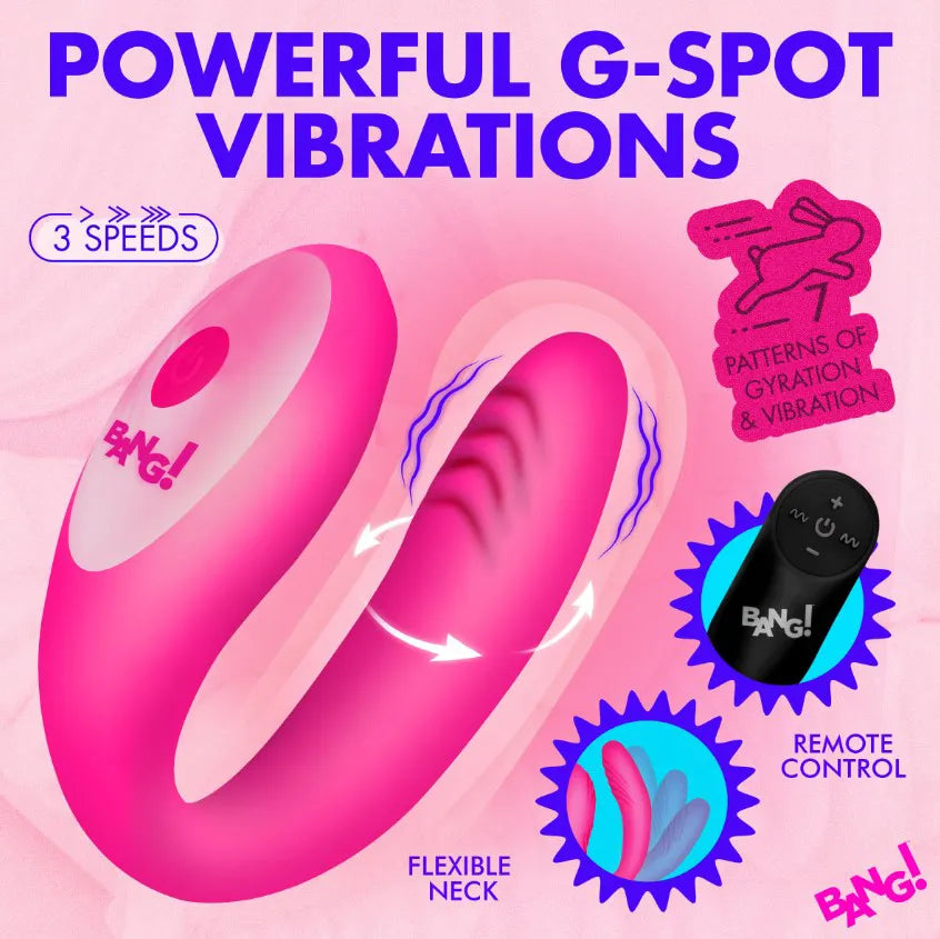 BG Gyrating G-Spot Vibrator – Remote-Controlled Silicone Vibrator > Vibrators > G-Spot - Tophatter Daily Deals