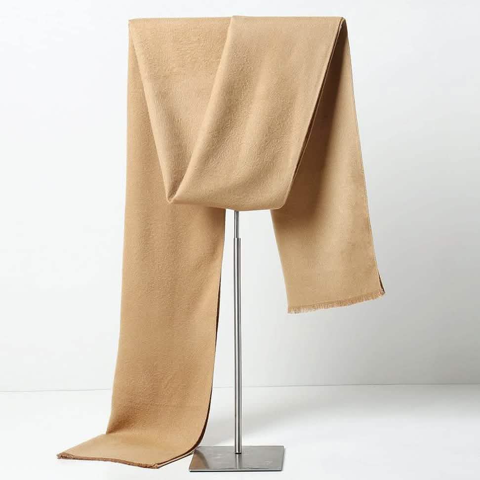 Ohayomi Mens Winter Cashmere Fashion Formal Soft Scarves Camel Gloves, Scarves & Earmuffs - Tophatter Daily Deals