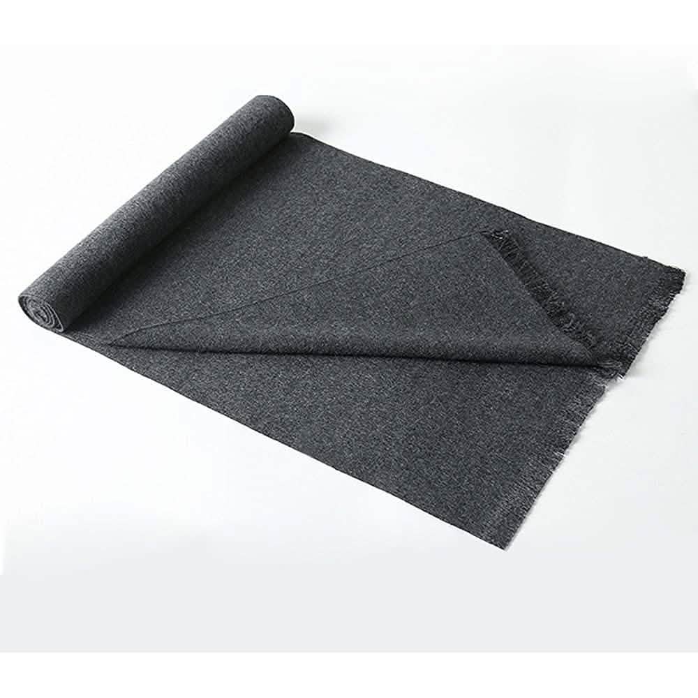Ohayomi Mens Winter Cashmere Fashion Formal Soft Scarves Gray Gloves, Scarves & Earmuffs - Tophatter Daily Deals