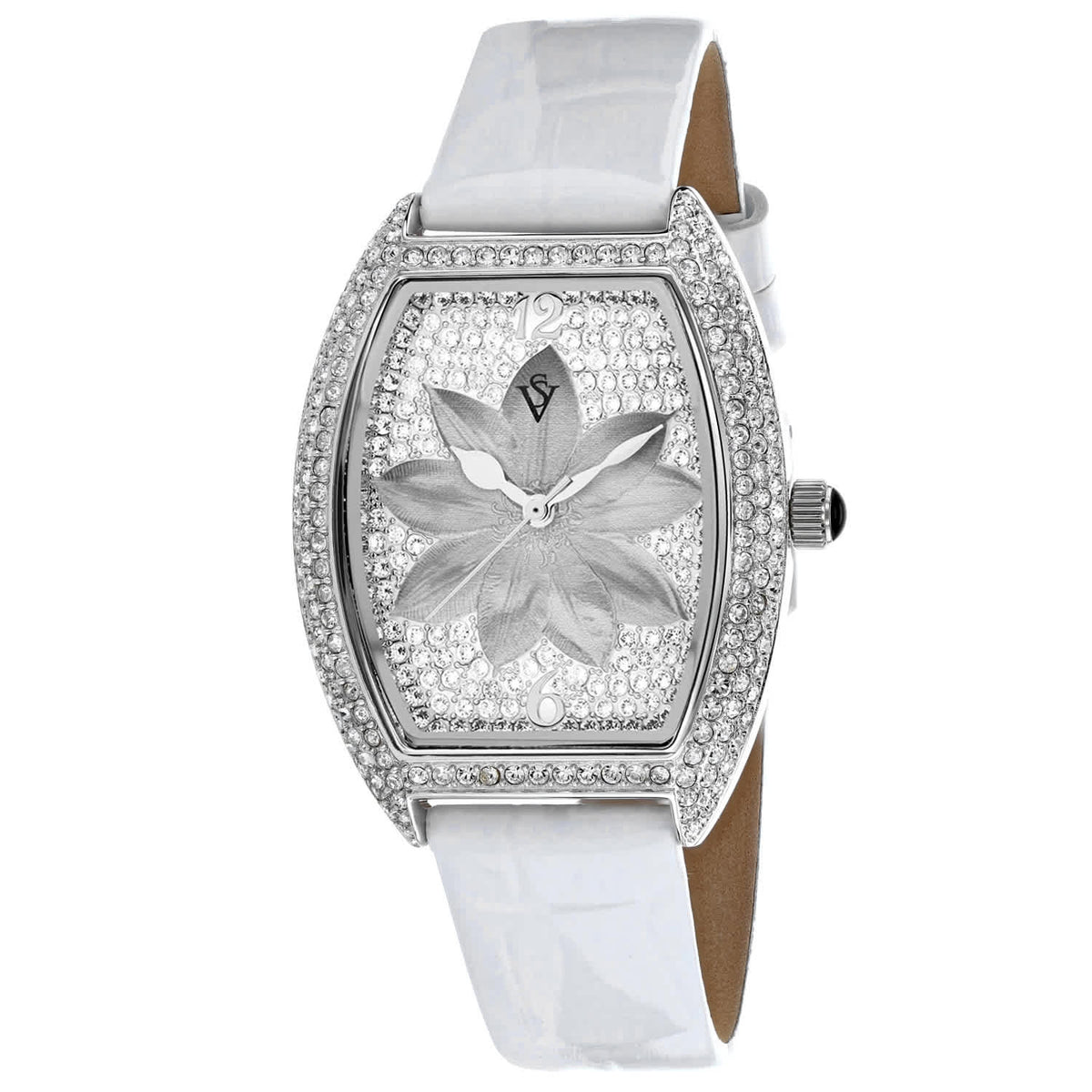 Christian Van Sant Women's Lotus // CV4851 White Watches - Tophatter Daily Deals