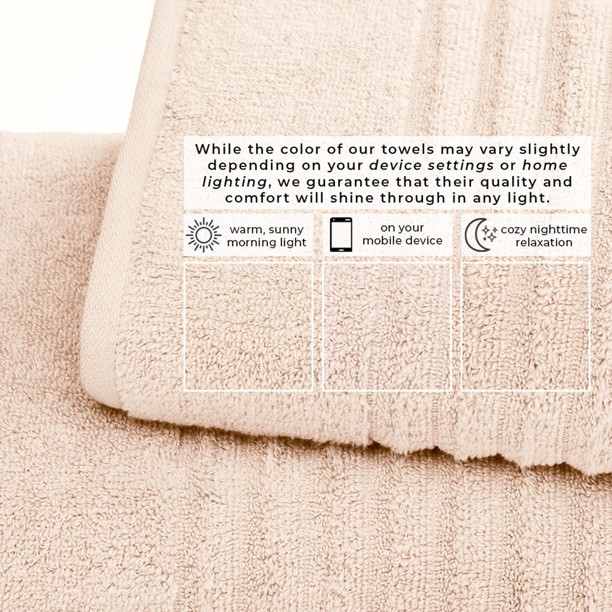 Luxury Combed Cotton Bath Towel Set - Karina Collection Bath - Tophatter Daily Deals