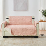 Medallion Solid Furniture Protector - Elenor Collection Loveseat Dusty Rose Taupe Furniture & Decor - Tophatter Daily Deals