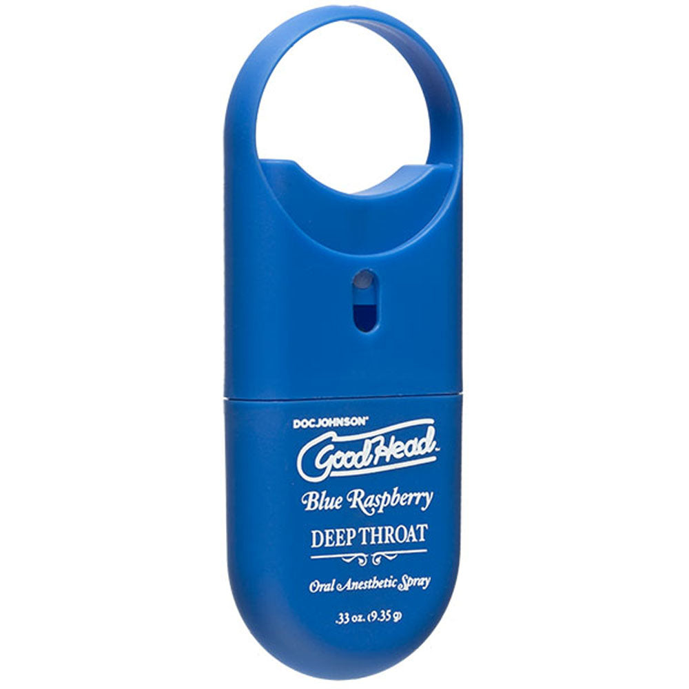 GoodHead Deep Throat Spray To-Go – Oral Numbing Spray - Blue Raspberry 9ml > Lube > Oral Gels & Sprays - Tophatter Daily Deals