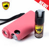 Pink Olympian World's Only All-In-One Stun Gun - Pepper Spray - Flashlight - Tophatter's Army Products & Self Defense Collectible Weapons - Tophatter Daily Deals