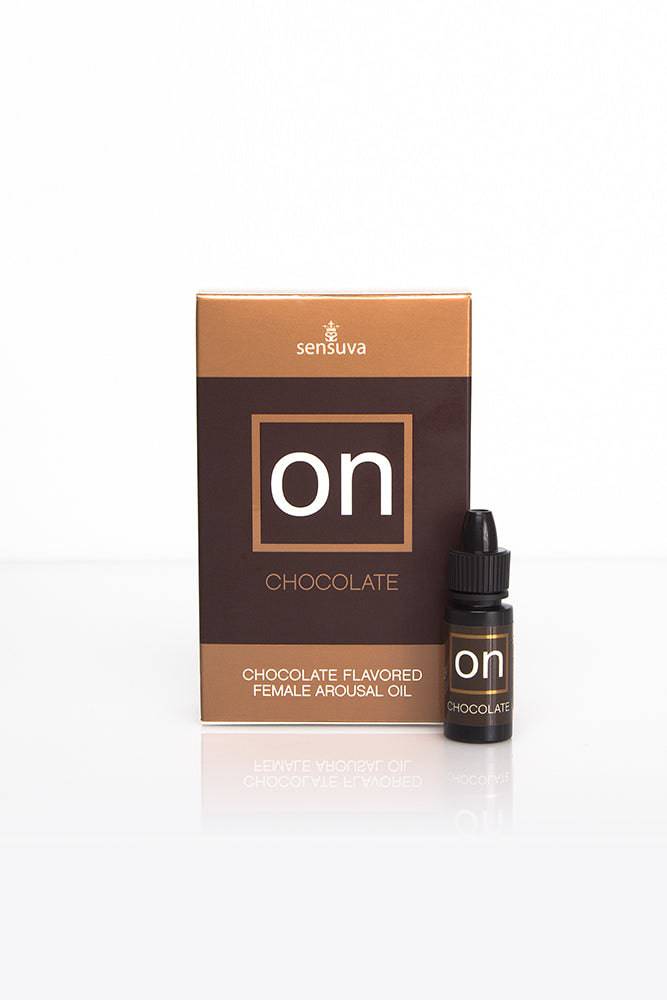 ON by Sensuva - Chocolate Arousal Oil For Her - 5ml Liquid - Tophatter Daily Deals