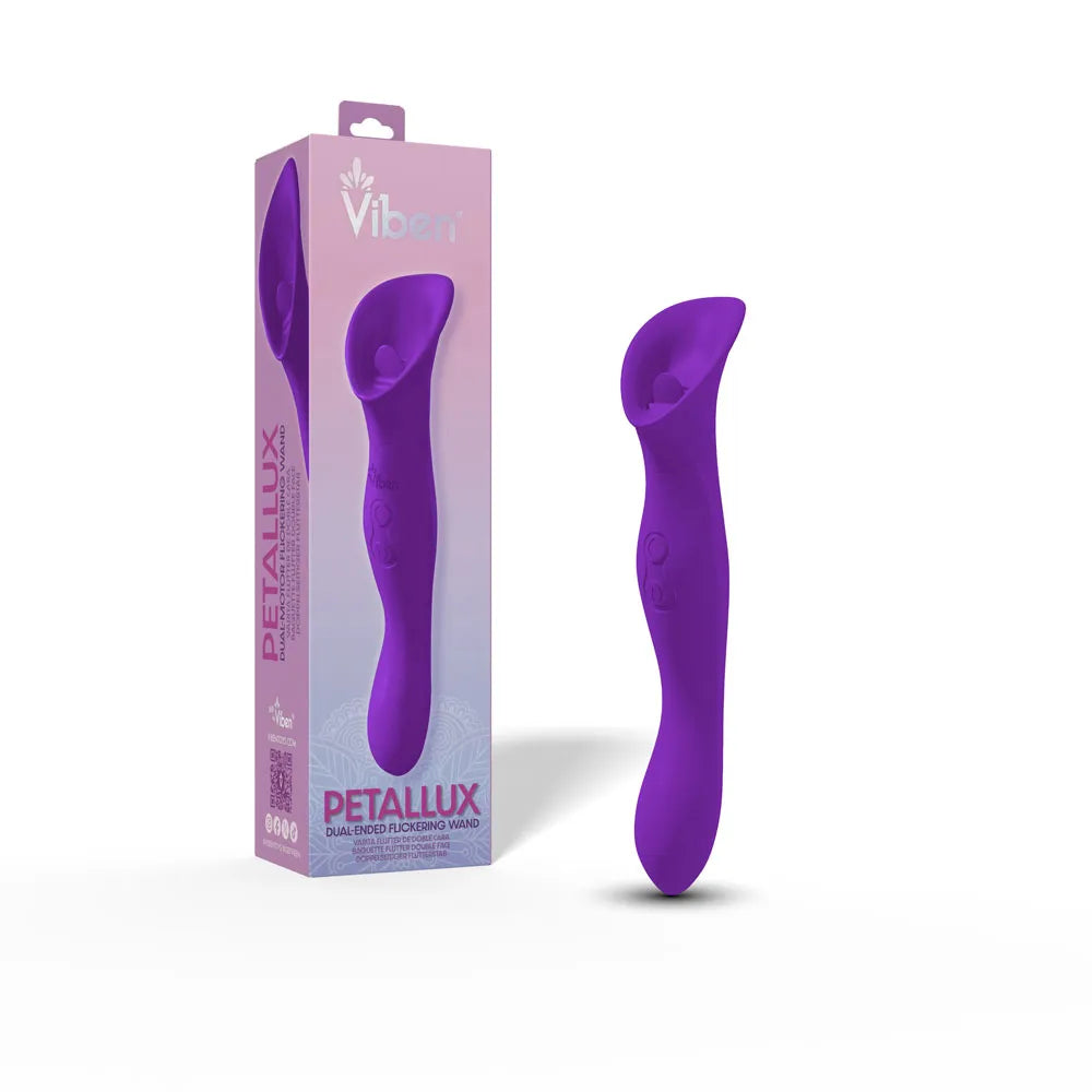 Petallux (Purple) – Dual-Ended Clitoral Stimulator > Sex Toys For Ladies > Clitoral Vibrators and Stimulators - Tophatter Daily Deals
