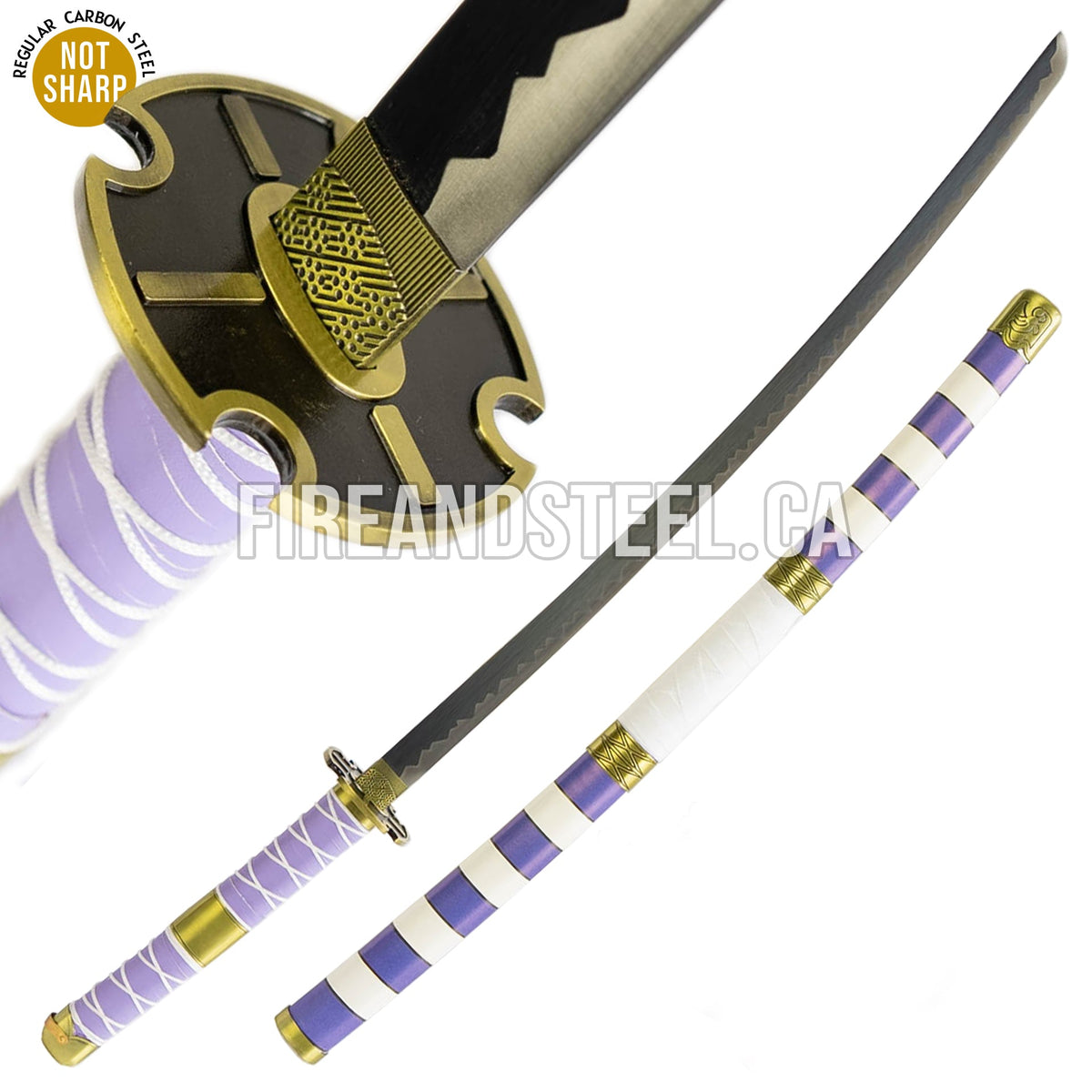 Monkey D. Luffy's "Nidai Kitetsu" Katana (Luffy Sword) 1st Edition Anime Sword - Tophatter Daily Deals