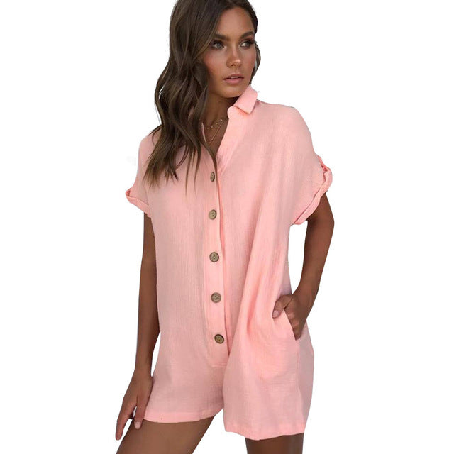 One piece top short Jumpsuit - Tophatter Daily Deals