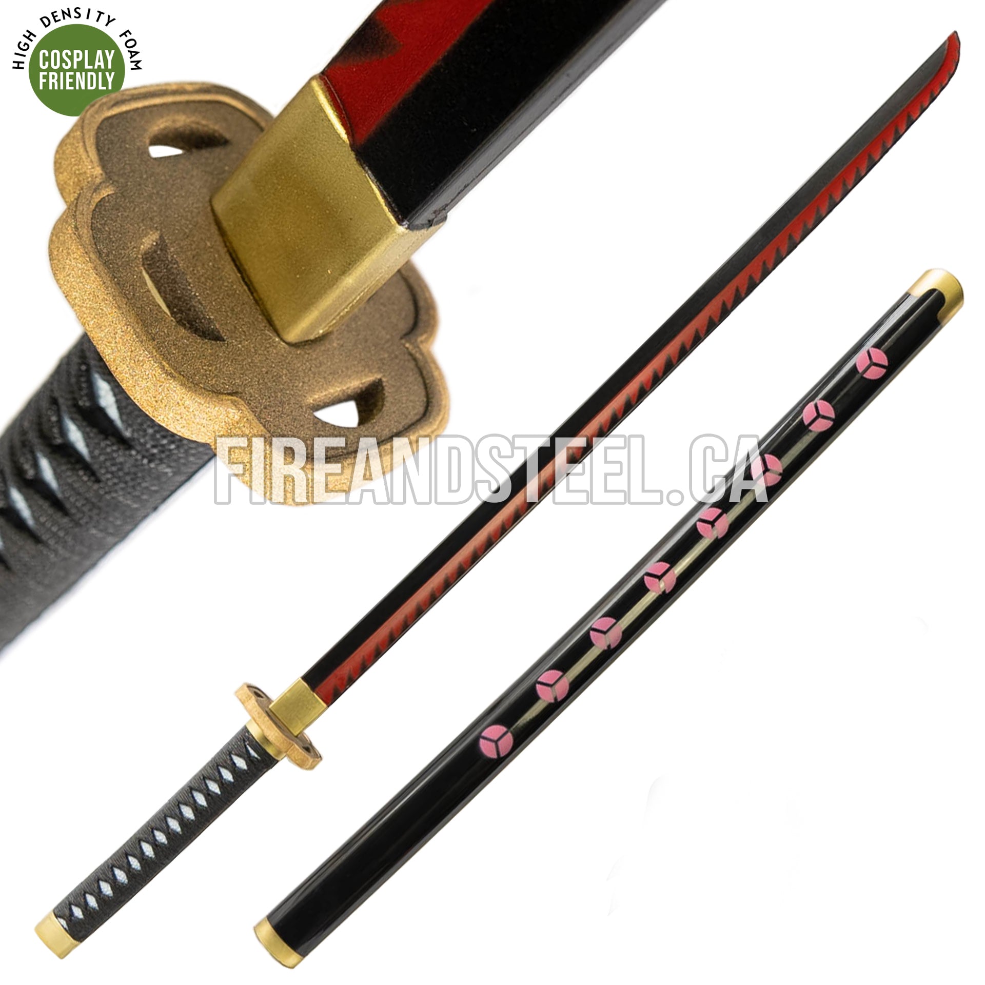 Roronoa Zoro's "Meitou; Shusui" Katana (High Density Foam) Anime Sword - Tophatter Daily Deals