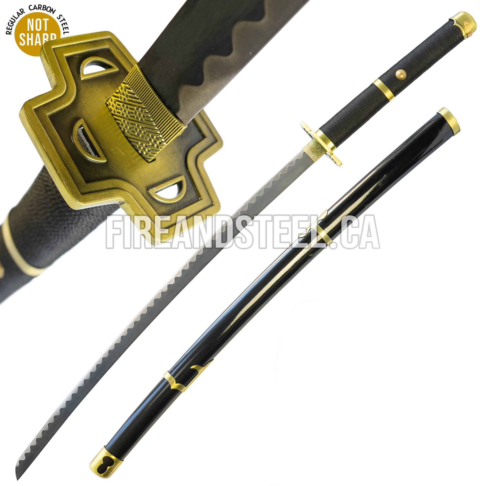 Roronoa Zoro's "Yubashiri" Katana Anime Sword - Tophatter Daily Deals