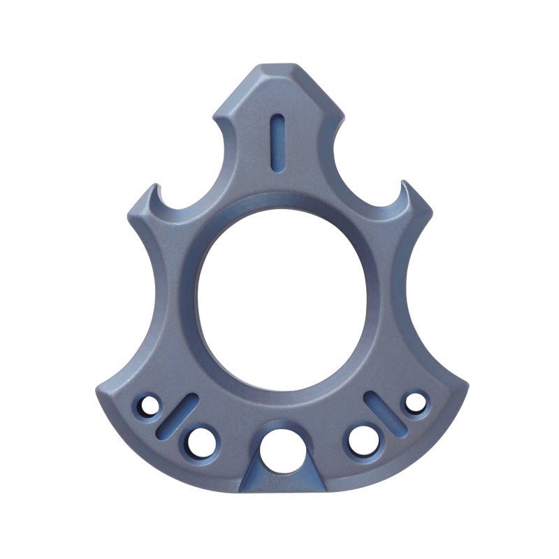 Titanium Alloy Wasteland Style One Finger Knuckle Duster Brass Knuckles - Tophatter Daily Deals
