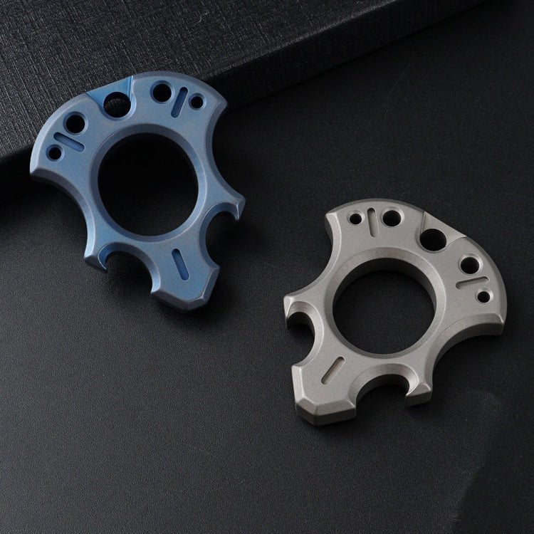 Titanium Alloy Wasteland Style One Finger Knuckle Duster Brass Knuckles - Tophatter Daily Deals