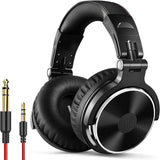 OneOdio Wired Over Ear Headphones Studio Monitor & Mixing DJ Stereo Headsets Black Over-Ear Headphones - Tophatter Daily Deals