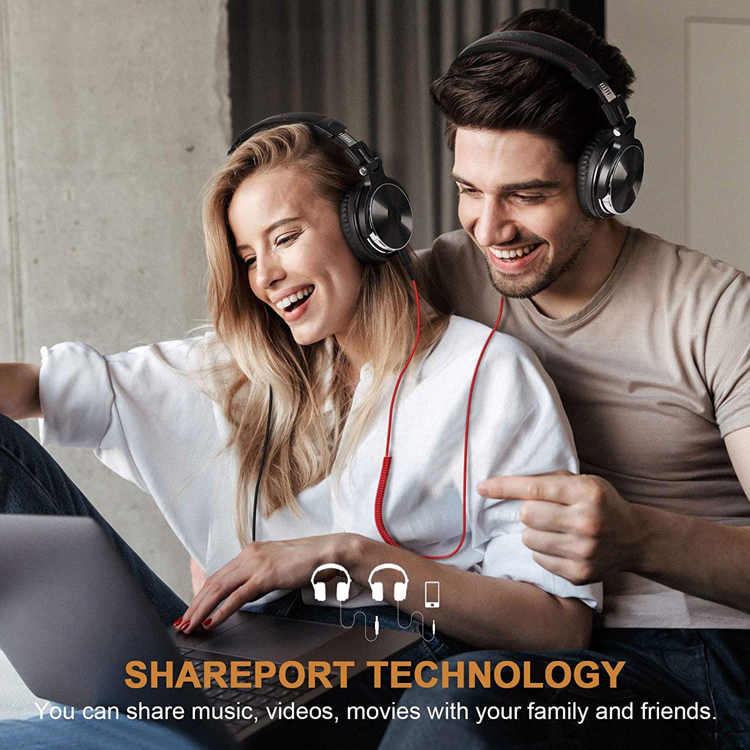 OneOdio Wired Over Ear Headphones Studio Monitor & Mixing DJ Stereo Headsets Over-Ear Headphones - Tophatter Daily Deals