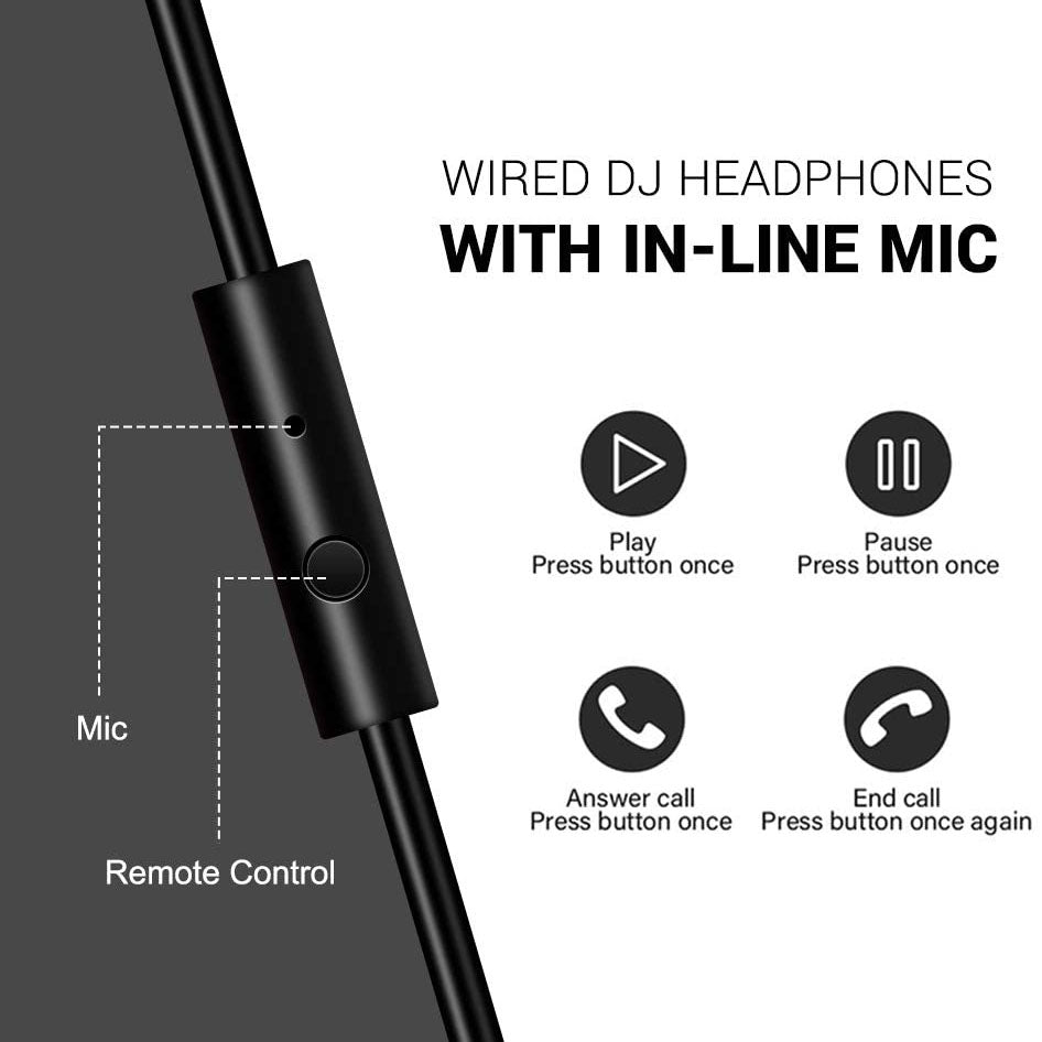 OneOdio Wired Over Ear Headphones Studio Monitor & Mixing DJ Stereo Headsets Over-Ear Headphones - Tophatter Daily Deals