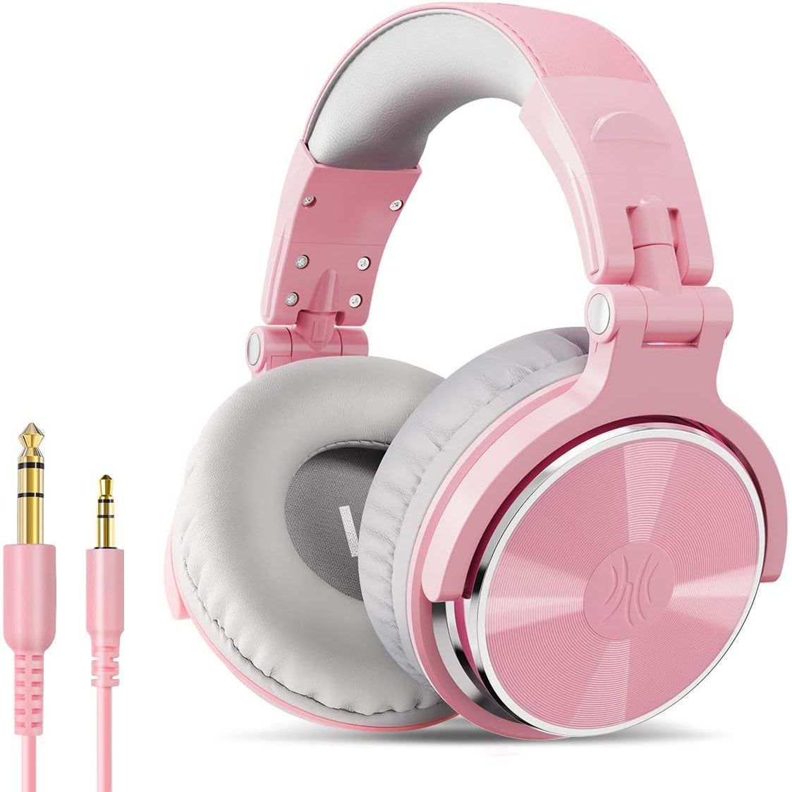 OneOdio Wired Over Ear Headphones Studio Monitor & Mixing DJ Stereo Headsets Pink Over-Ear Headphones - Tophatter Daily Deals