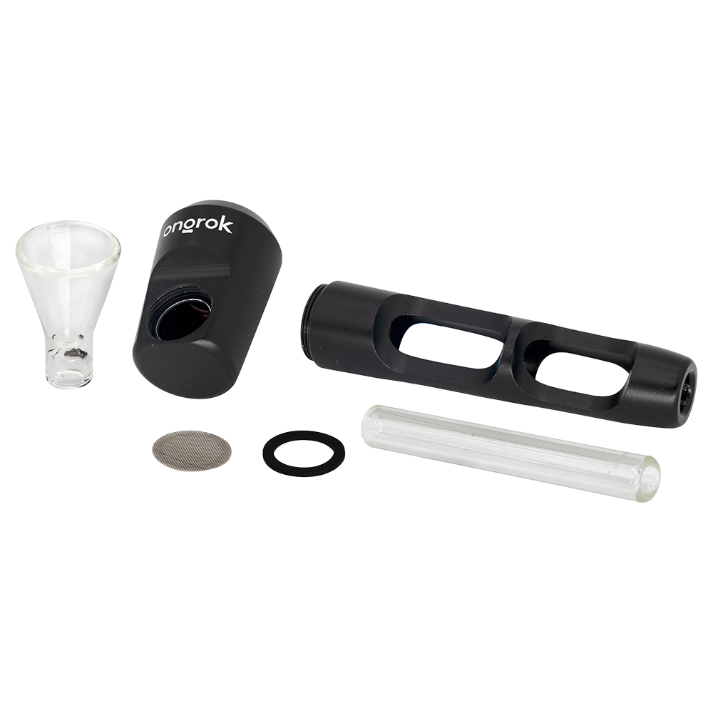 ONGROK Aluminum & Glass Spoon Pipe Spoon Pipes - Tophatter Daily Deals