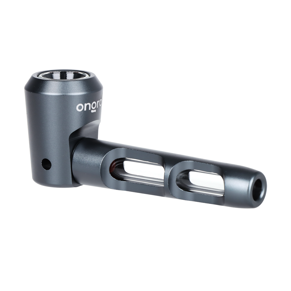 ONGROK Aluminum & Glass Spoon Pipe Silver Metal Spoon Pipes - Tophatter Daily Deals