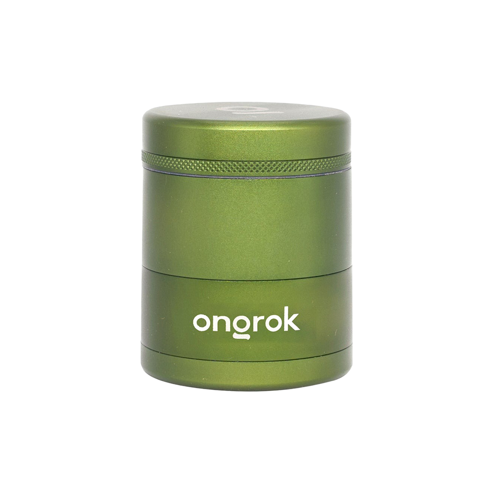 ONGROK Flower Petal Toothless Grinder | 5pc | 2.2" Leaf Green Metal Grinders - Tophatter Daily Deals