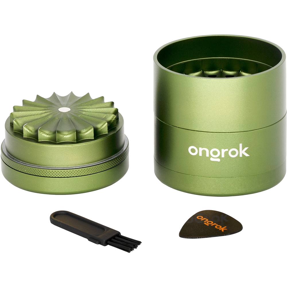 ONGROK Flower Petal Toothless Grinder | 5pc | 2.5" Grinders - Tophatter Daily Deals