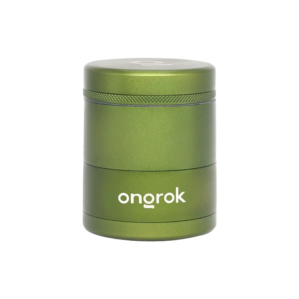 ONGROK Flower Petal Toothless Grinder | 5pc | 2.5" Leaf Green Metal Grinders - Tophatter Daily Deals