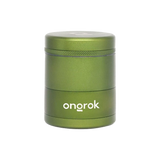 ONGROK Flower Petal Toothless Grinder | 5pc | 2.5" Leaf Green Metal Grinders - Tophatter Daily Deals