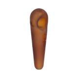 ONGROK Tear Drop Spoon Pipe Sandblasted Amber Glass Spoon Pipes - Tophatter Daily Deals
