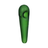 ONGROK Tear Drop Spoon Pipe Sandblasted Green Glass Spoon Pipes - Tophatter Daily Deals