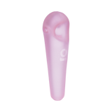 ONGROK Tear Drop Spoon Pipe Sandblasted Pink Glass Spoon Pipes - Tophatter Daily Deals