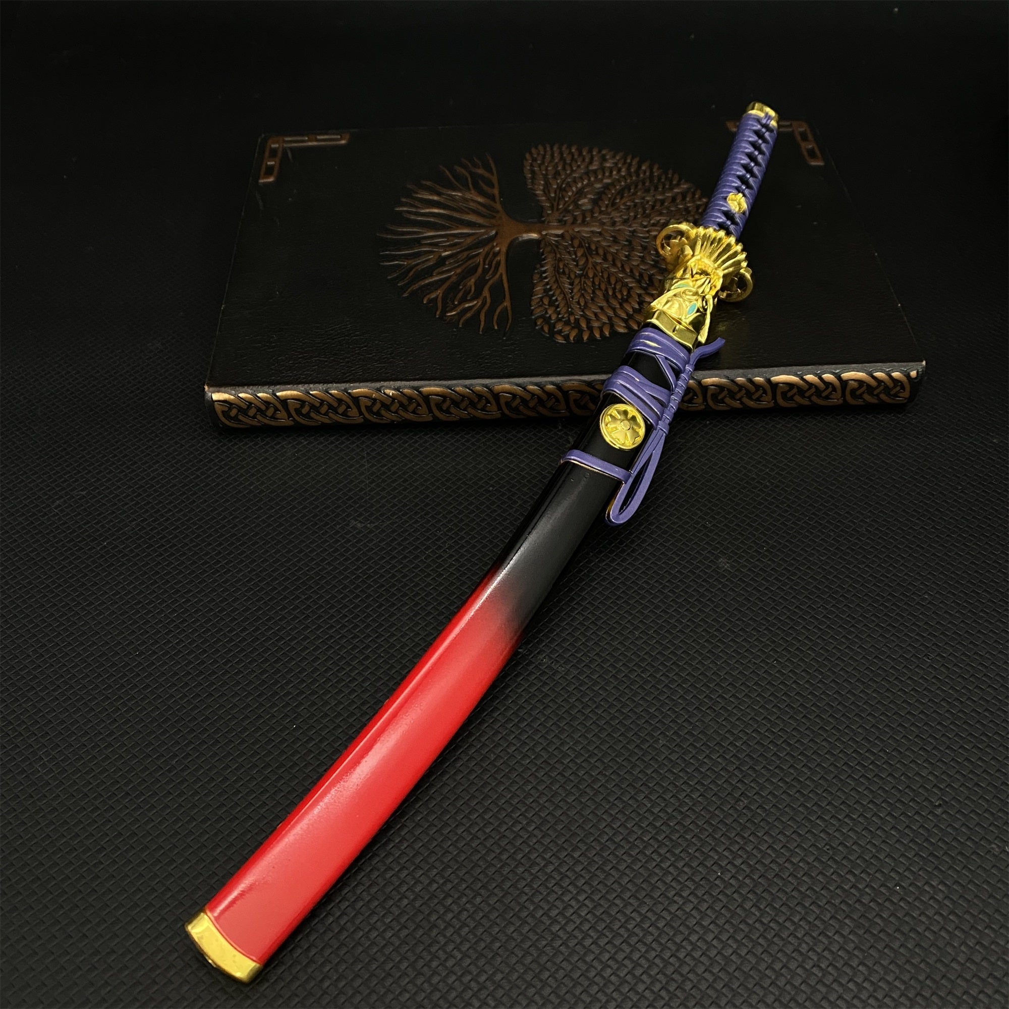 Metal Val Oni Katana Onimaru Katana Replica 30CM/11.8" Sword Only - Tophatter Daily Deals
