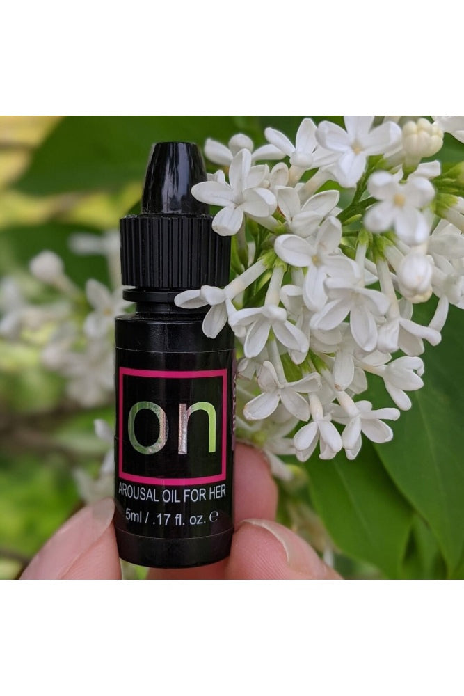 ON by Sensuva - Ultra Natural Arousal Oil For Her - 5ml Liquid - Tophatter Daily Deals