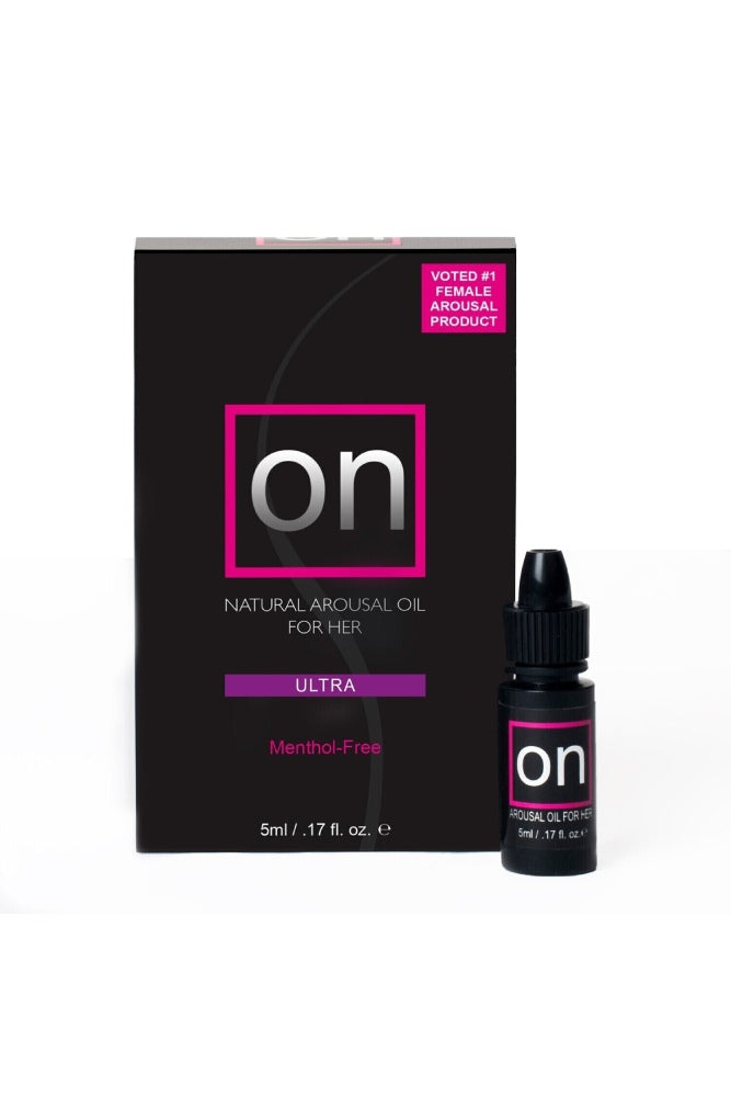 ON by Sensuva - Ultra Natural Arousal Oil For Her - 5ml Liquid - Tophatter Daily Deals