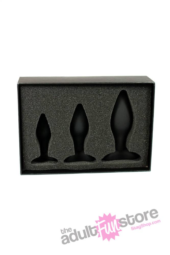 Onyxxx - Tushe Silicone Anal Trainer Kit - Black Sex Toy - Tophatter Daily Deals