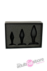 Onyxxx - Tushe Silicone Anal Trainer Kit - Black Sex Toy - Tophatter Daily Deals