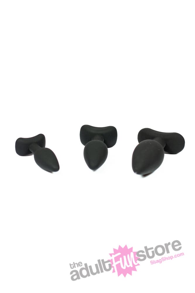 Onyxxx - Tushe Silicone Anal Trainer Kit - Black Sex Toy - Tophatter Daily Deals