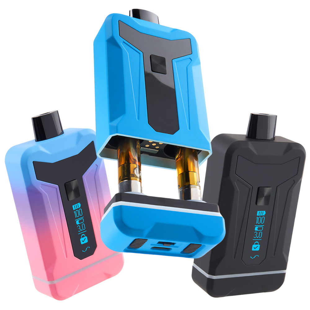 Ooze Duet Dual 510 Cartridge Battery Vaporizers - Tophatter Daily Deals