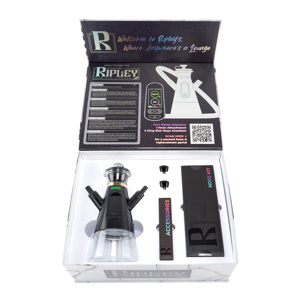 Ooze Ripley Electric Dab Rig Hookah Vaporizers - Tophatter Daily Deals