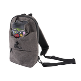 Ooze Traveler Series Smell Proof Crossbody Bag Gray Stash Pouches - Tophatter Daily Deals