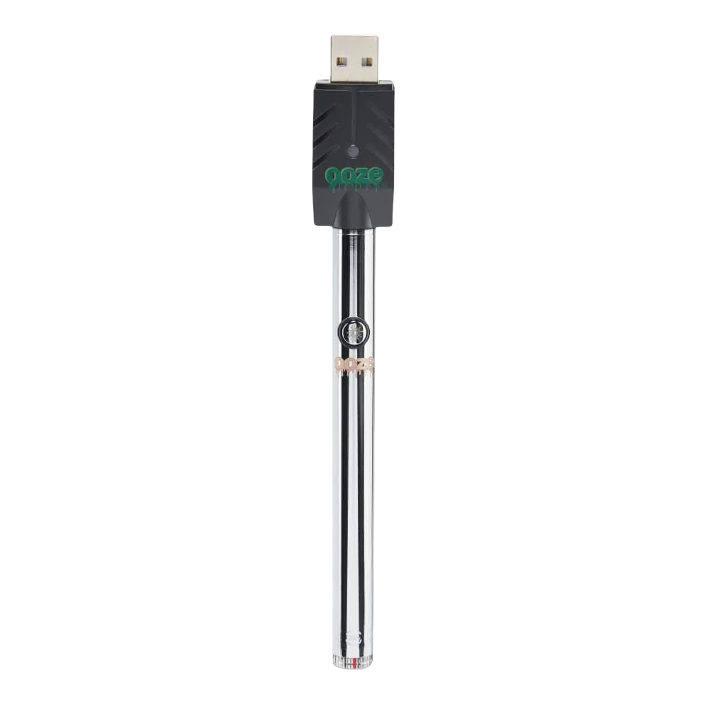 Ooze Twist Slim 510 Battery 2.0 Ooze Slim Chrome Vaporizers - Tophatter Daily Deals