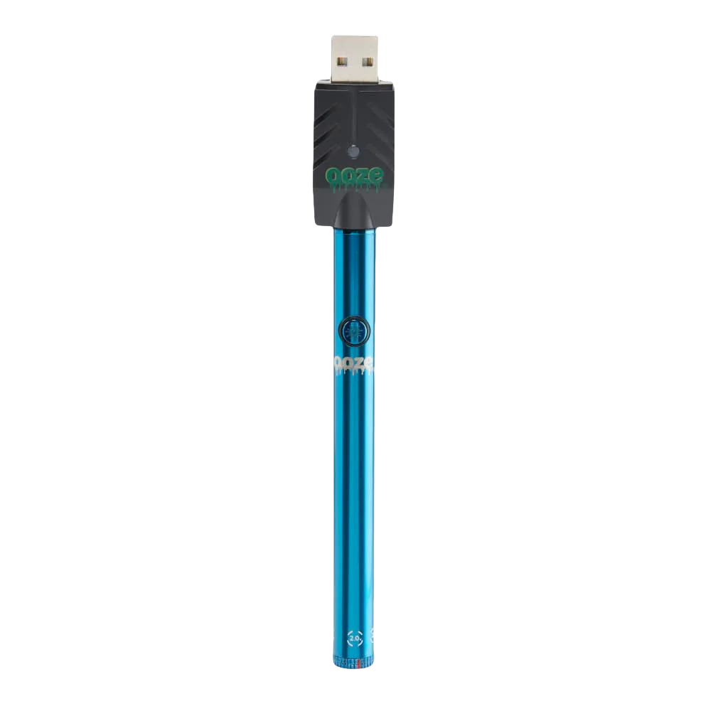Ooze Twist Slim 510 Battery 2.0 Ooze Slim Electric Blue Vaporizers - Tophatter Daily Deals
