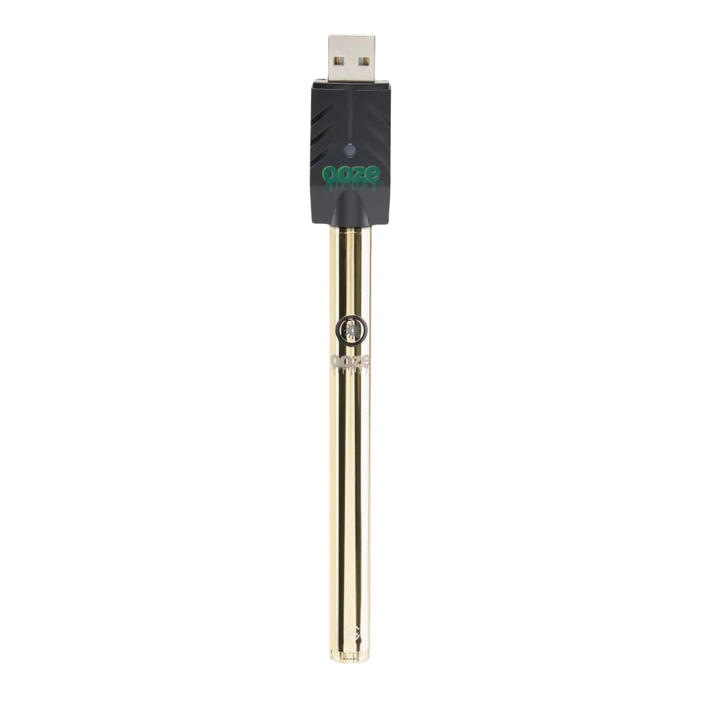 Ooze Twist Slim 510 Battery 2.0 Ooze Slim Gold Vaporizers - Tophatter Daily Deals