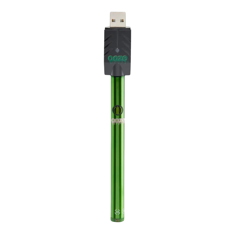 Ooze Twist Slim 510 Battery 2.0 Ooze Slim Green Vaporizers - Tophatter Daily Deals